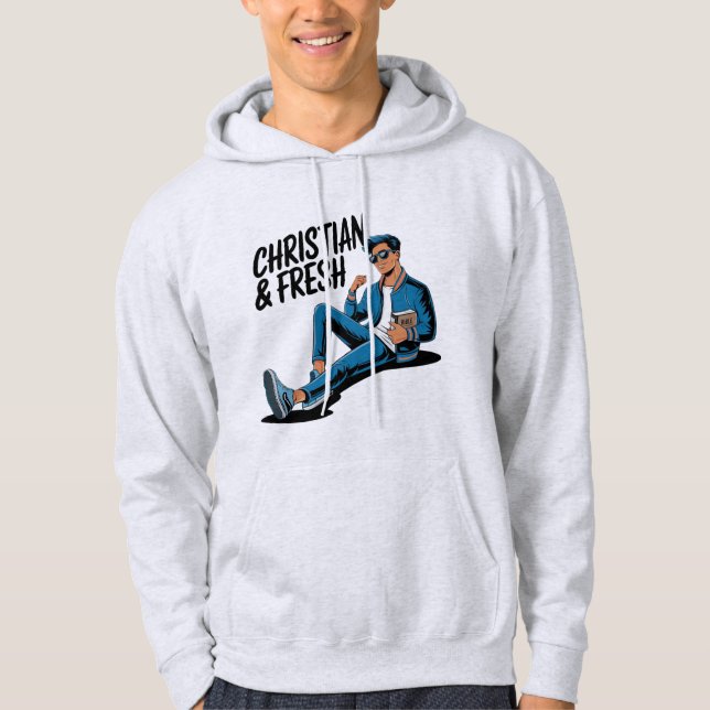 Moletom Cristão e Refrigerante Religioso Hoodie (Frente)