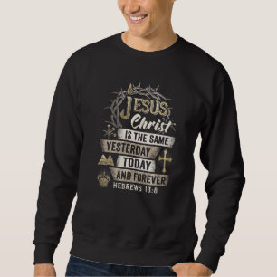 Moletom Cristo é o Mesmo Ontem Hoje e Sempre Heb