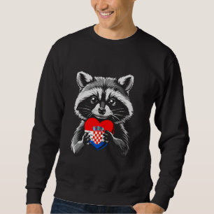 Moletom Croácia Flag Lemur Heartic Roots Croata P