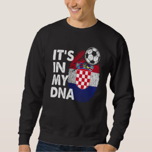 Moletom Croácia No Meu Dna - Equipe De Bandeira Croata Cro