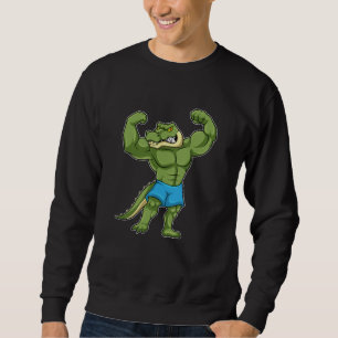 Moletom Crocodilo como Bodybuilder extreme