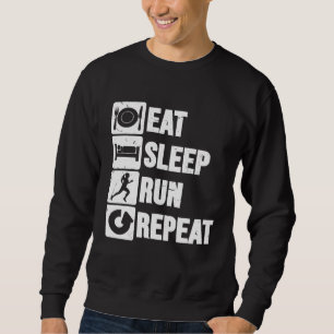 Moletom Cross-Country Sleep Executar Repetir Mulheres Em C