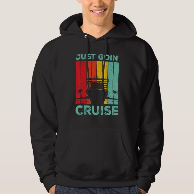 Moletom Cruising Cruise Ship Retro Just Goin Cruise (Frente)