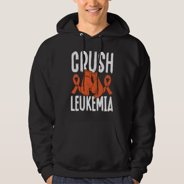 Moletom Crush Leukemia Chemotherapy Leukemia Awareness (Frente)