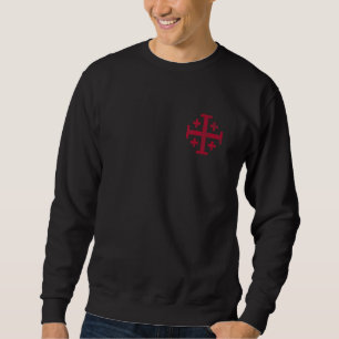 MOLETOM CRUZ DE JERUSALÉM DOS TEMPLÁRIOS REINO DE JERUSÁ
