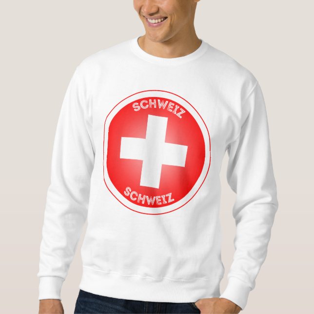 Moletom Cruz Suíça Schweiz (Frente)