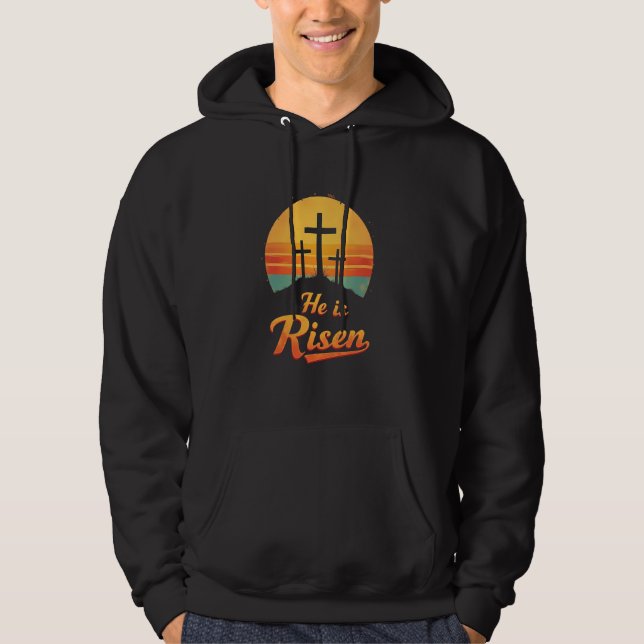 Moletom Cruzes Feliz Ele Ressuscitou (Frente)