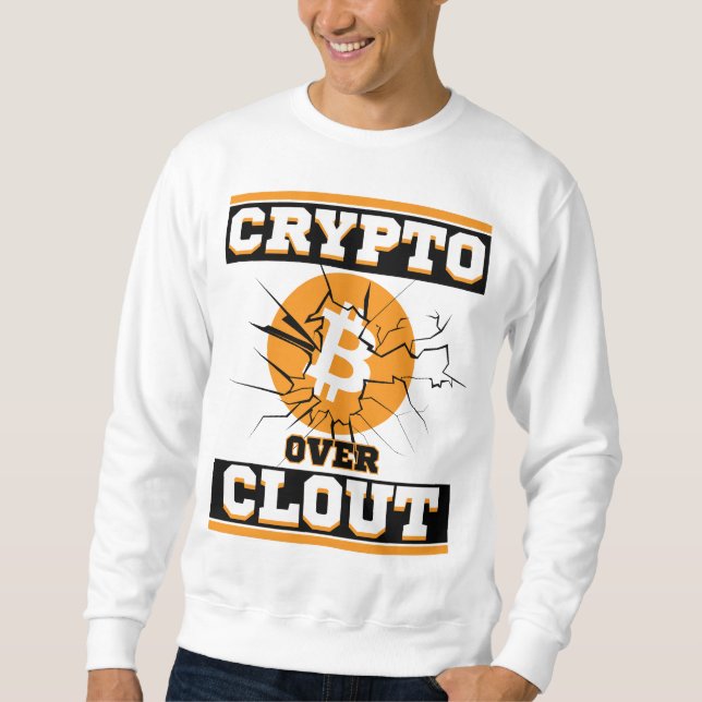 Moletom Crypto Over Clout™ O Flex que você não pode fingir (Frente)