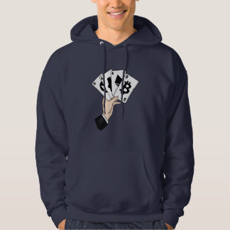 Moletom Crypto Poker Preto e Branco