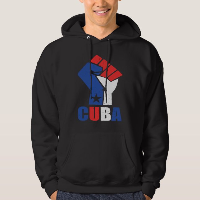 Moletom Cuba apoia pessoas em Cuba (Frente)
