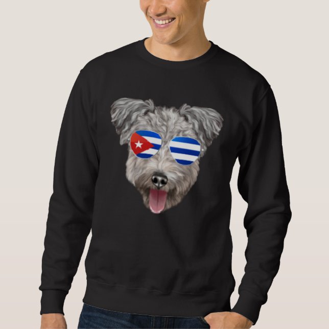 Moletom Cuban Flag Pumi Dog Cuba Pocket (Frente)