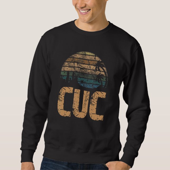 Moletom CUC Vintage Sunset Distressed (Frente)