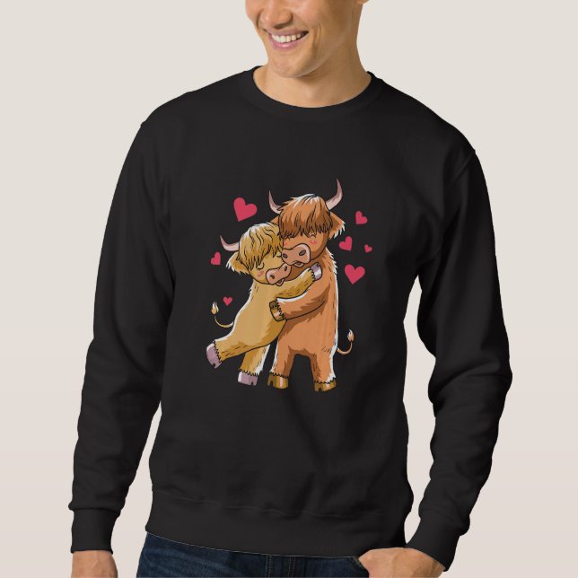 Moletom Cuddle Highland Cattle I Scottish Cow Farers (Frente)