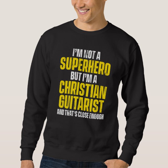Moletom Culto Guitarrista Cristão (Frente)