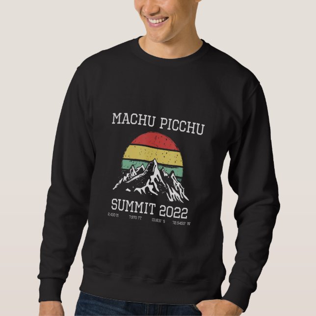 Moletom Cume da Trilha Inca Machu Picchu 2022 Caminhada ao (Frente)