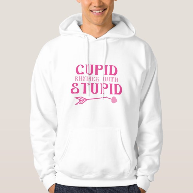 Moletom Cupido Rhymes Com Estúpidos (Frente)