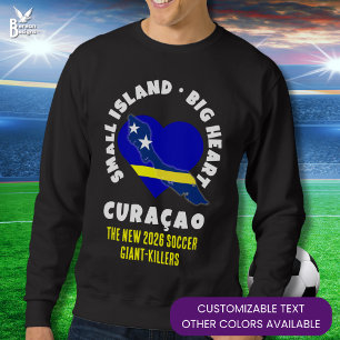 Moletom CURAÇAO Grande Coração Diversão Personalizado 2026