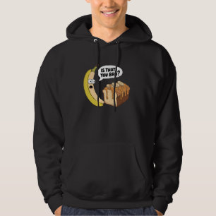 Moletom Curioso É Que Você Pão De Banana, Comida Humor Des