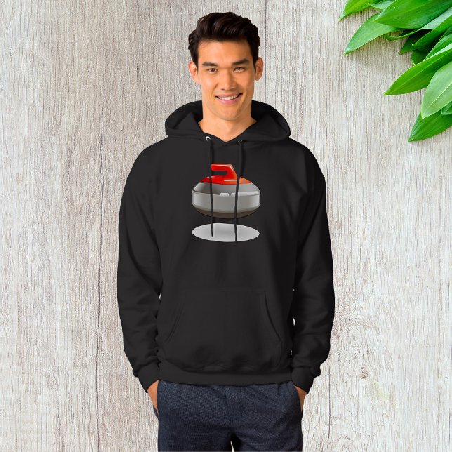 Moletom Curling Stone Mens Hoodie (Criador carregado)