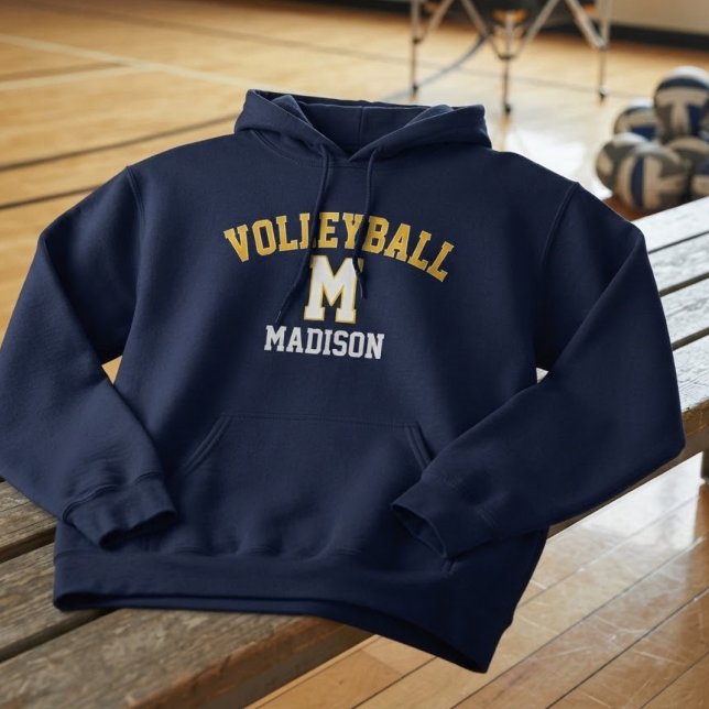Moletom Custom Volleyball Personalized Team Name (Criador carregado)