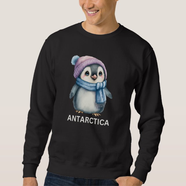 Moletom Cute Antarctica Penguin Animal for the Zoo (Frente)