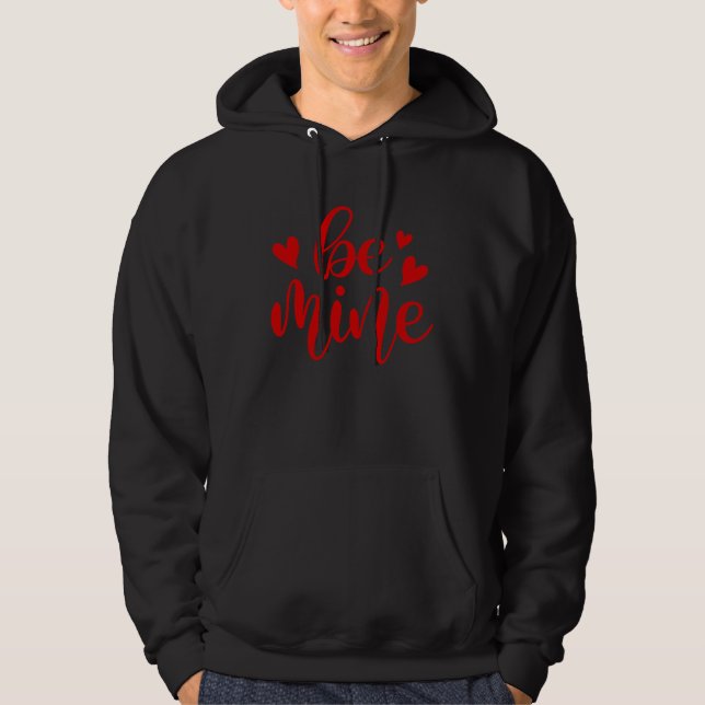 Moletom Cute Be Mine Valentine's Day Valentine Romance Hea (Frente)