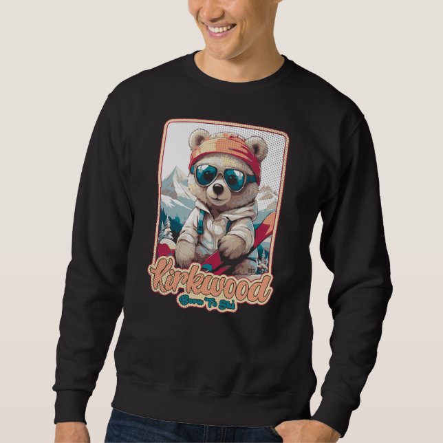 Moletom Cute Bear Kirkwood Mountain Ski (Frente)