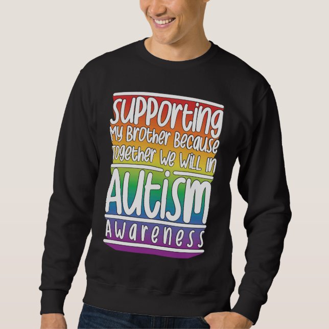 Moletom Cute Brother Autism Awareness For Autism Support (Frente)