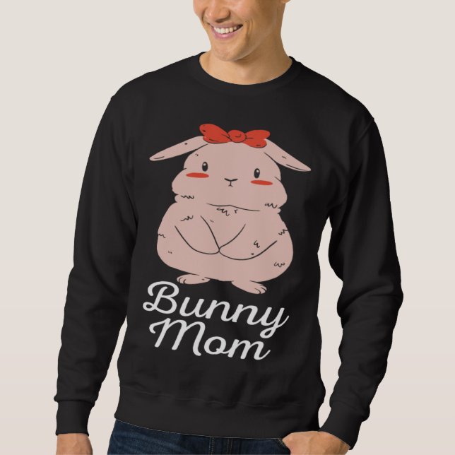 Moletom Cute Bunny Mom (Frente)