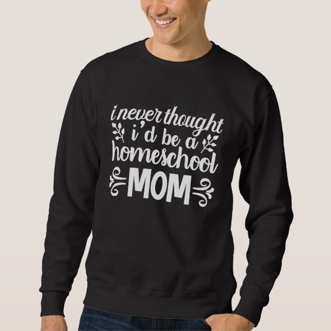 Moletom Cute Coffee Because Homeschool is Real Graphic (Frente)