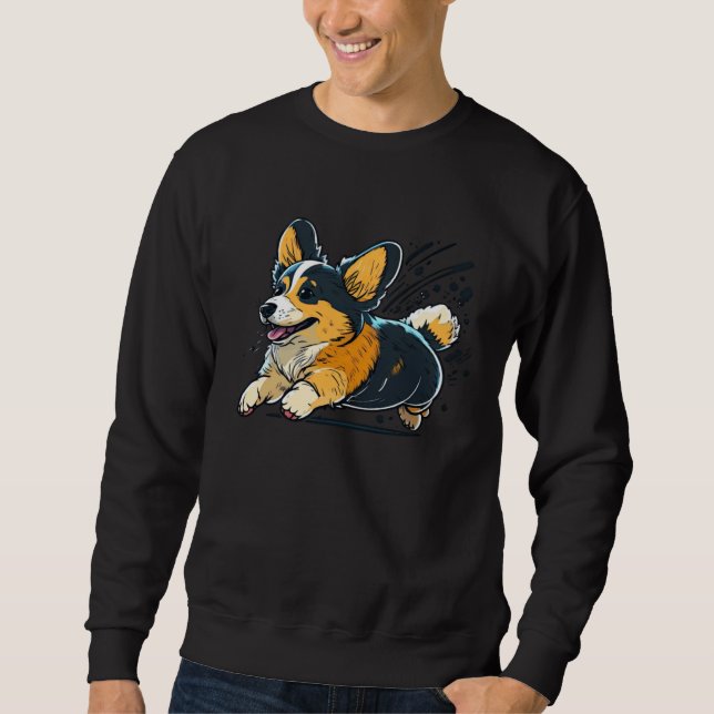 Moletom Cute Corgi Cool Pembroke Welsh Corgi  14 (Frente)