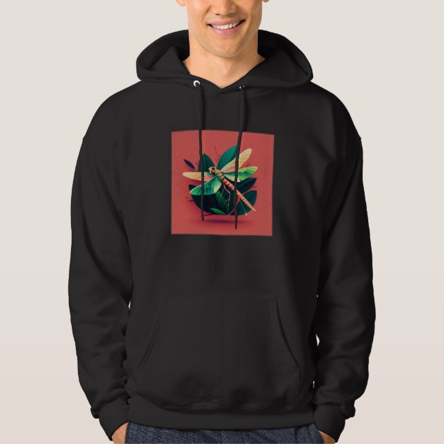 Moletom Cute Dragon Fly Illustation Aesthetic Colorful Wom (Frente)