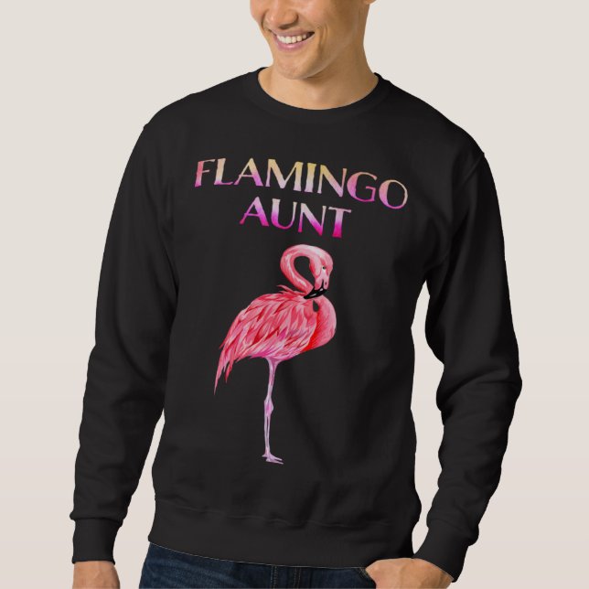 Moletom Cute Flamingo Aunt Awesome Christmas (Frente)