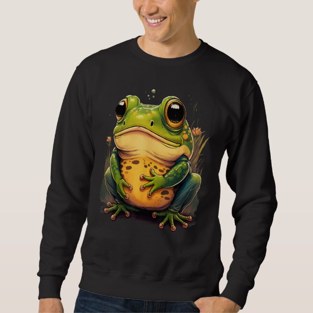Moletom Cute Frog  Animal on Frog 1 (Frente)