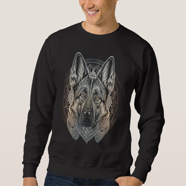 Moletom Cute German Shepherd  Dogs Dog  Owner Graphic (Frente)