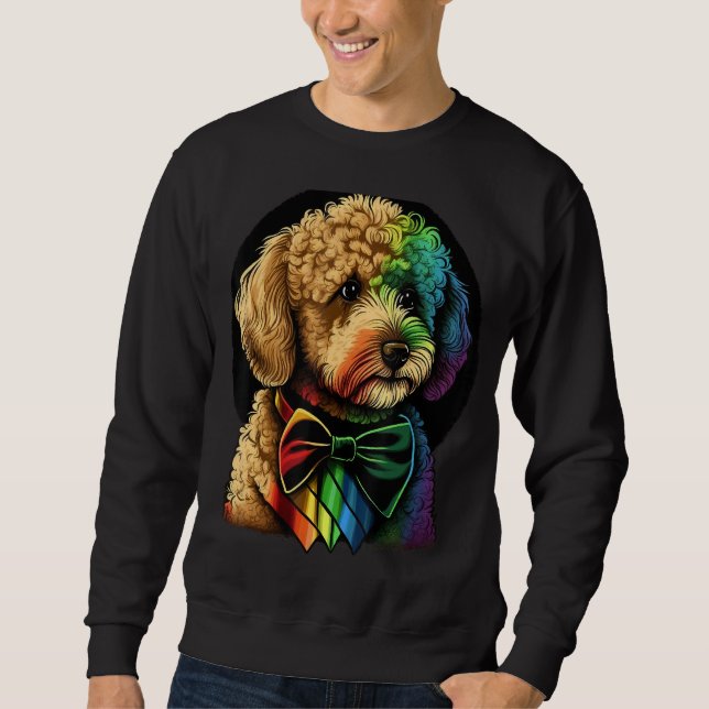 Moletom Cute Golden Doodle Dog on Goldendoodle (Frente)