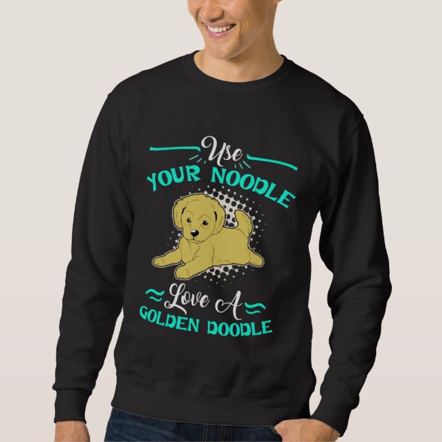 Moletom Cute Goldendoodle  Womens Love A Golden Doodle (Frente)