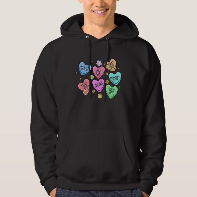 Moletom Cute Heart Valentines Day Love Special Education T (Frente)
