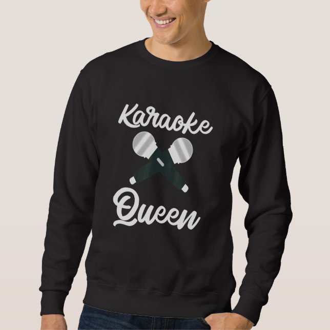 Moletom Cute Karaoke Queen Machine Singer Legend P (Frente)