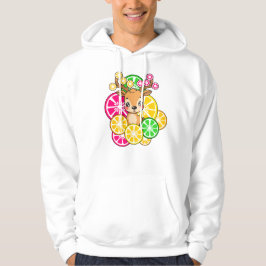 Moletom Cute Kawaii Citrino Cervo Limão Laranja
