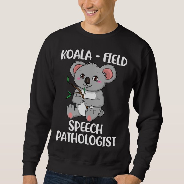 Moletom Cute Koala Speech Pathologist SLP Therapist (Frente)