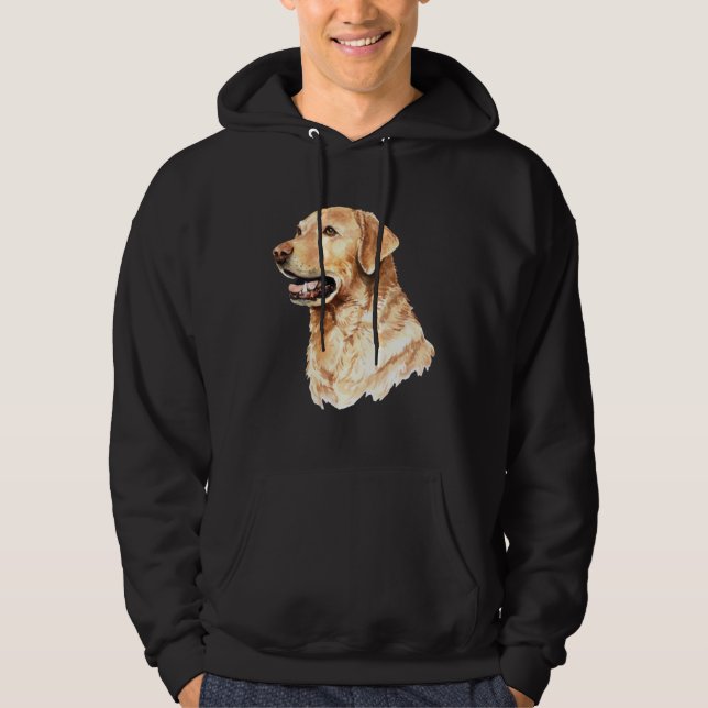 Moletom Cute Labrador Retriever Dog Portrait Lab  Owner Mo (Frente)