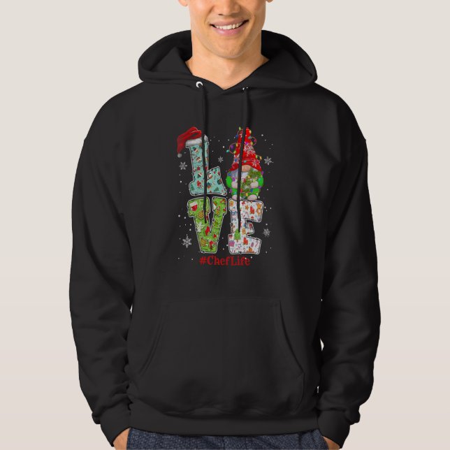 Moletom Cute LOVE Basquetebol Natal Gnome Xmas Basquetebol (Frente)
