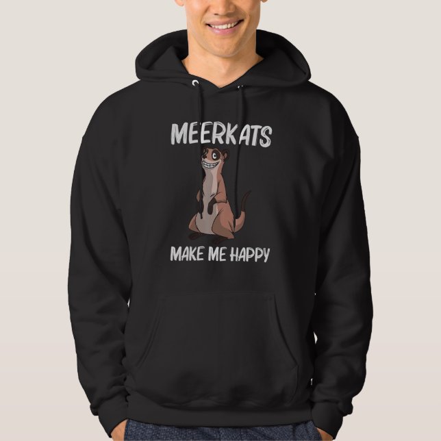 Moletom Cute Meerkat For Men Women Meerkat Mongoose   (Frente)