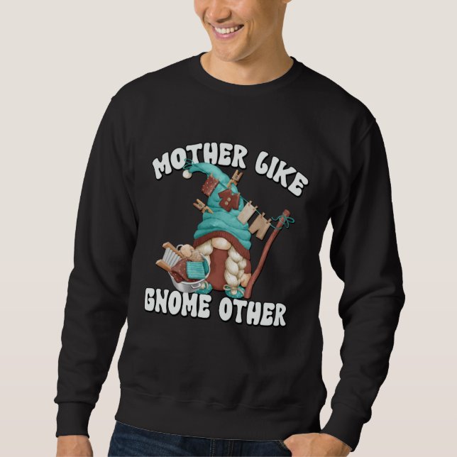 Moletom Cute Mom Saying For Women And Gnome   Laundry (Frente)