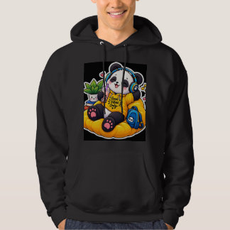 Moletom Cute Panda Cozy Autumn Hoodie – Kawaii Panda Bear