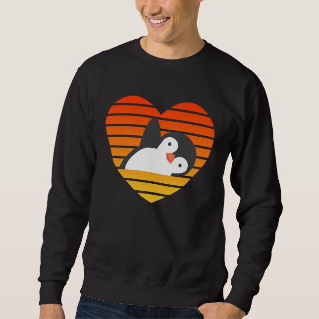 Moletom Cute Penguin Adorable Penguin Penguin Love Kid s P (Frente)