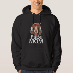 Moletom Cute Pittie Mãe Pitbull Mãe Cachorro Mãe Mãe Propr