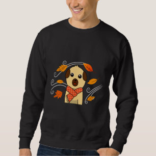 Moletom Cute Pug In Scarf - Autumn Classic T-Shirt 380