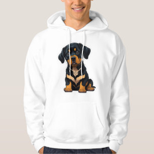 Moletom Cute Rottweiler - Presentes para Proprietários de 